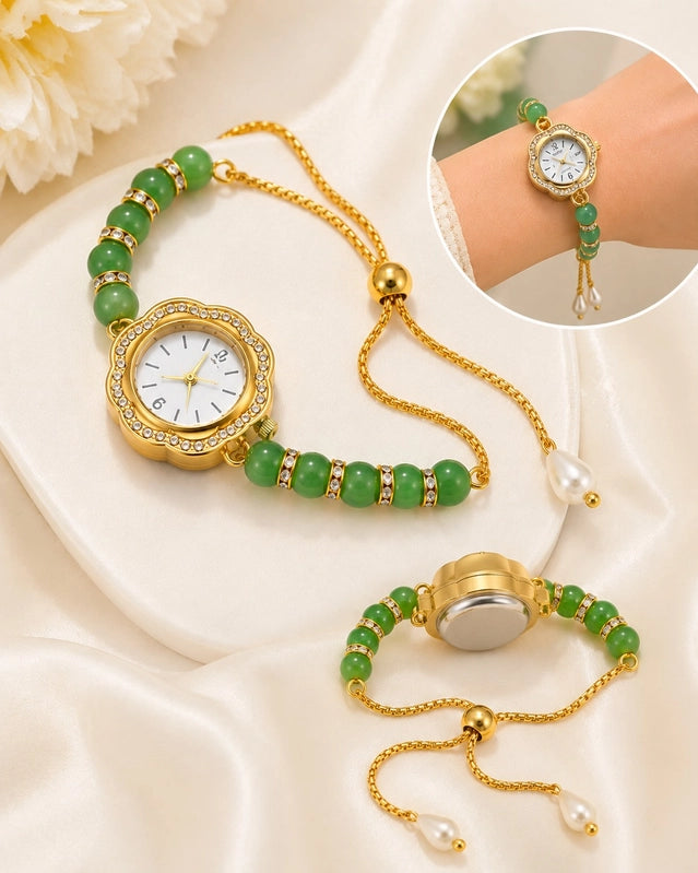 Boho Statement Jewellery Watch - Women Vintage Gold Plated Tassel Bracelet | Ethnic Party Style | Stylish Accessory