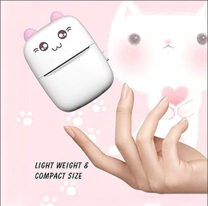 Mini Bluetooth Thermal Printer | Type C Chargable Printer