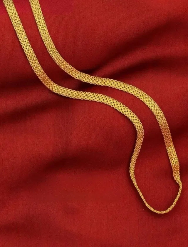 Artificial gold chain 24 inches for men and women