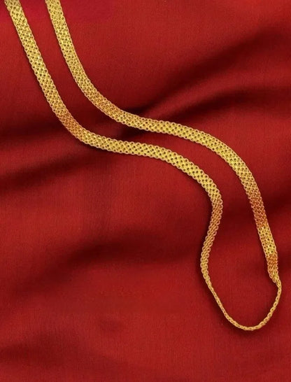 Artificial gold chain 24 inches for men and women