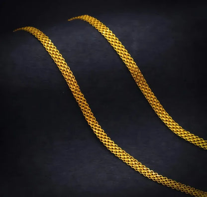 Artificial gold chain 24 inches for men and women
