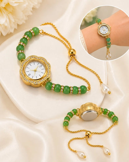 Boho Statement Jewellery Watch - Women Vintage Gold Plated Tassel Bracelet | Ethnic Party Style | Stylish Accessory