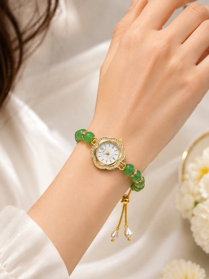Boho Statement Jewellery Watch - Women Vintage Gold Plated Tassel Bracelet | Ethnic Party Style | Stylish Accessory