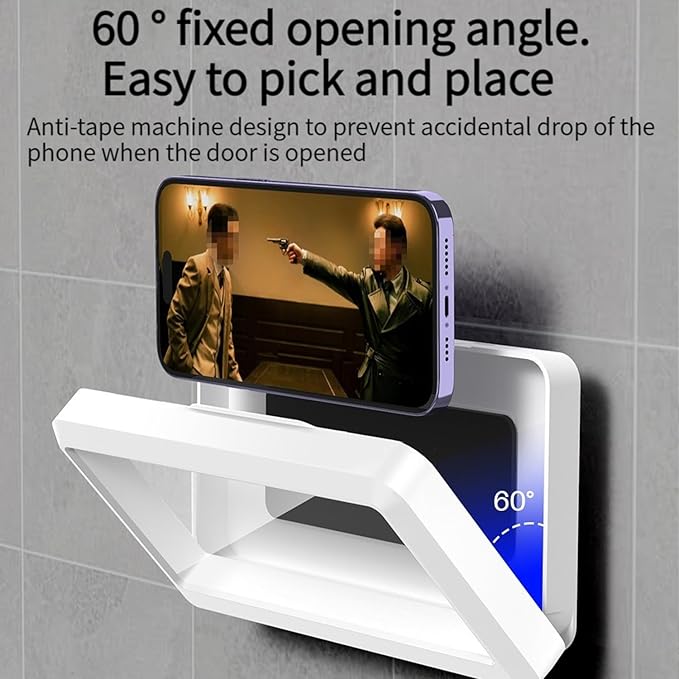 Shower Phone Holder Waterproof Wall Mount Case – Zuvino Store